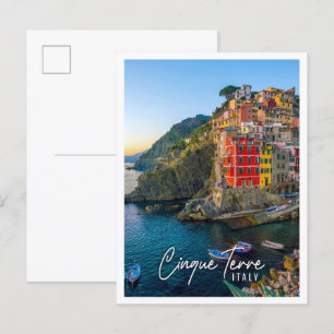 Riomaggiore, de eerste stad van de Cinque Terre Briefkaart