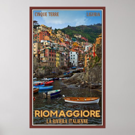 Riomaggiore Harbour Poster (Voorkant)