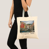 Riomaggiore Italia Canvas tas (Voorkant (product))