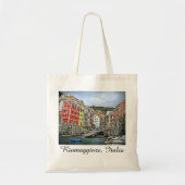 Riomaggiore Italia Canvas tas (Voorkant)