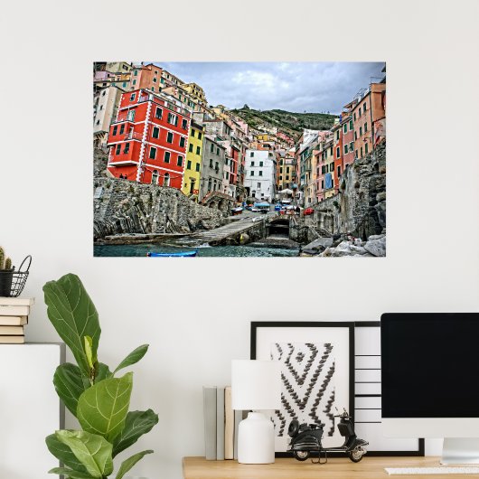 Riomaggiore Italia Poster (Thuiskantoor)