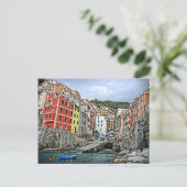 Riomaggiore, Italia - The Cinque Terre Briefkaart (Staand voorkant)