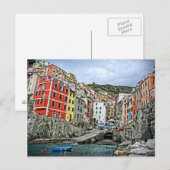 Riomaggiore, Italia - The Cinque Terre Briefkaart (Voorkant / Achterkant)