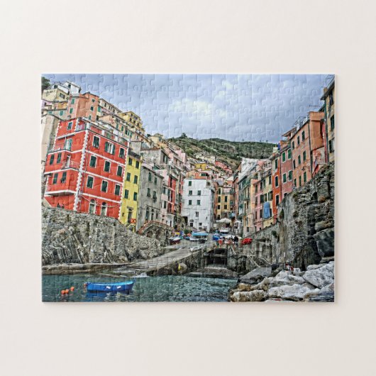 Riomaggiore, Italia - The Cinque Terre Puzzle Legpuzzel (Horizontaal)