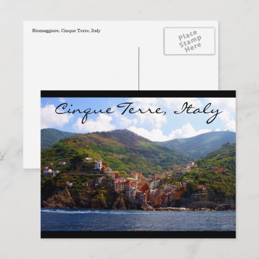 riomaggiore italië briefkaart (Voorkant / Achterkant)