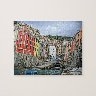 Riomaggiore, Italië - Cinque Terre - 8x10 - 110 st Legpuzzel