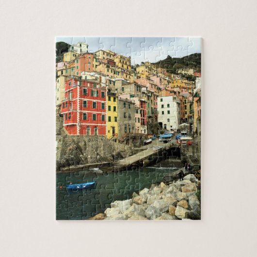 Riomaggiore, Italië - de Cinque Terre - 8x10 inch Legpuzzel (Verticaal)