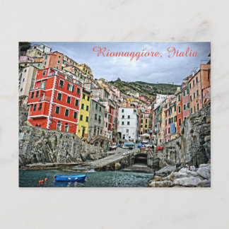 Riomaggiore, Italië - het Briefkaart van Cinque