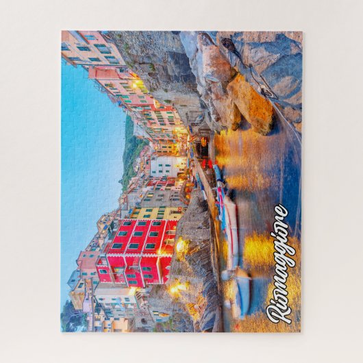 Riomaggiore, Italië Legpuzzel (Verticaal)