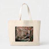 Riomaggiore Panorama Bag Grote Tote Bag (Voorkant)