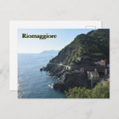 Riomaggiore Via dell'Amore briefkaart (Voorkant / Achterkant)