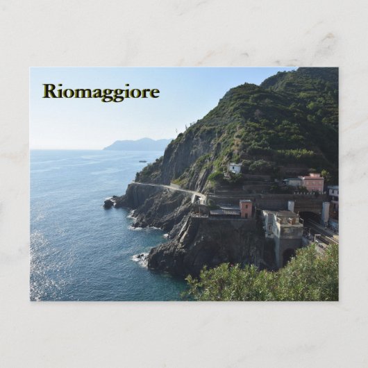 Riomaggiore Via dell'Amore briefkaart (Voorkant)