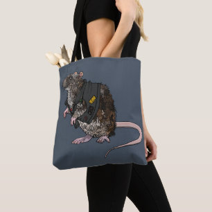 Riool Punk Rat Tote Bag