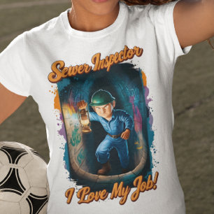 Rioolinspecteur Verlicht het Onbekende T-shirt