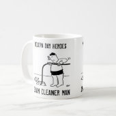 Rioolreiniger Man Koffiemok (Voorkant links)