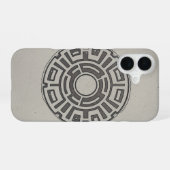 Rioolrooster Retro iPhone 16 Hoesje (Achterkant horizontaal)