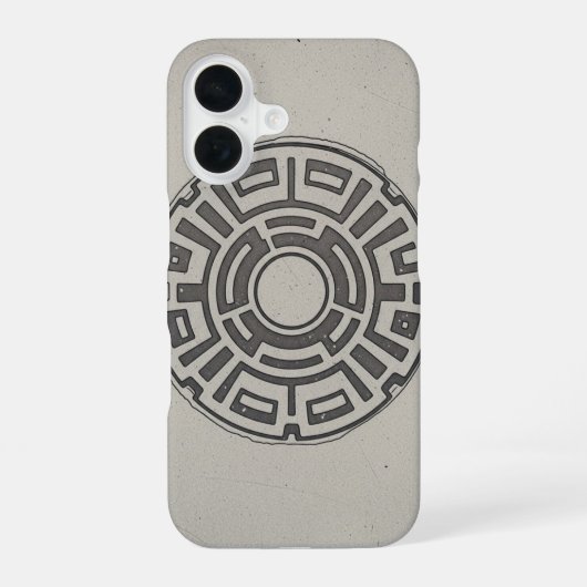 Rioolrooster Retro iPhone 16 Hoesje (Achterkant)