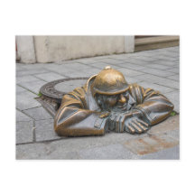 Rioolwerker Bronzen Standbeeld, Bratislava, Slowak