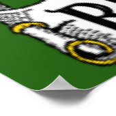 Riordan Coat of Arms Irish Flag Print (Hoek)
