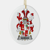 Riordan Family Crest Keramisch Ornament (Rechts)
