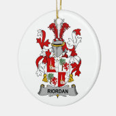 Riordan Family Crest Keramisch Ornament (Links)