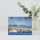 riostrandbegroetingen briefkaart (Staand voorkant)