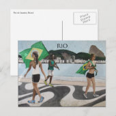 riostrandvlaggen briefkaart (Voorkant / Achterkant)