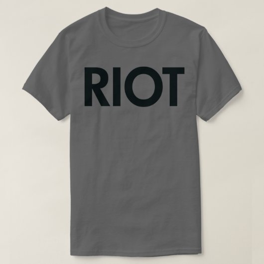 Riot black t-shirt (Design voorkant)