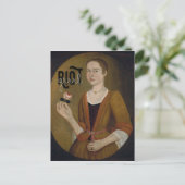 Riot Grrl Girl Briefkaart (Staand voorkant)