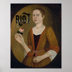 Riot Grrl Girl Poster