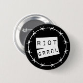 Riot Grrl Grunge Button Badge (Voorkant /achterkant)