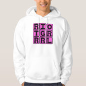 Riot Grrl, Music Genre Hoodie (Voorkant)