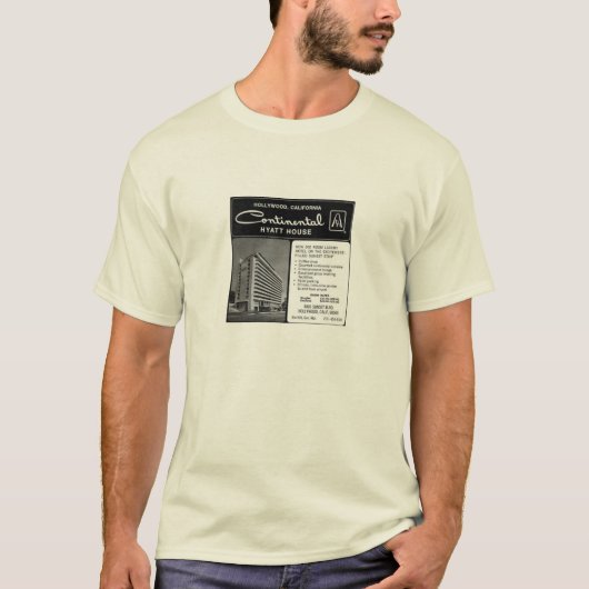 Riot House - Continental Hyatt House, LA - Advert T-shirt (Voorkant)