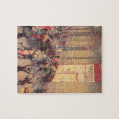 Riot in the Galleria, 1909 (olie op canvas) Legpuzzel (Horizontaal)