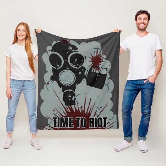 Riot Tijd Fleece Deken (In situ)