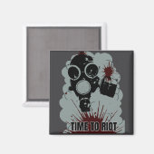 Riot Tijd Magneet (Voorkant / Achterkant)