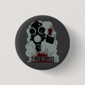 Riot Tijd Ronde Button 3,2 Cm (Voorkant)