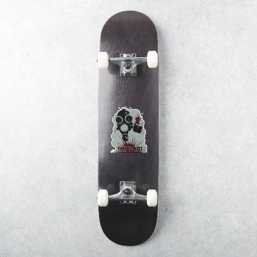 Riot Tijd Sticker (Skateboard)