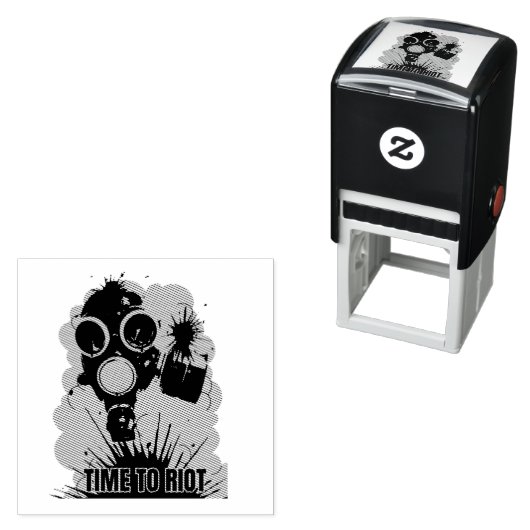 Riot Tijd Zelfinktende Stempel (In situ)