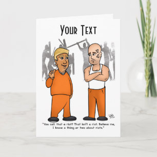 Riot Trumper Folded Wenskaart Kaart