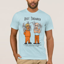 Riot Trumper Light Blue Mannen T-Shirt