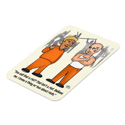 Riot Trumper Yellow Magnet Magneet (Linkerzijde)