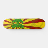 RiotCore Rasta-masker Schaats Deck Persoonlijk Skateboard (Horizontaal)