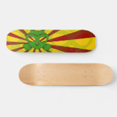 RiotCore Rasta-masker Schaats Deck Persoonlijk Skateboard (Horizontaal)
