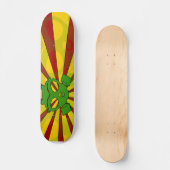 RiotCore Rasta-masker Schaats Deck Persoonlijk Skateboard (Voorkant)