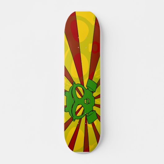 RiotCore Rasta-masker Schaats Deck Persoonlijk Skateboard (Voorkant)