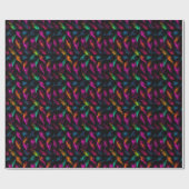 Riotpatronen: ruwe energie - punk neon cadeaupapier (Vlak)