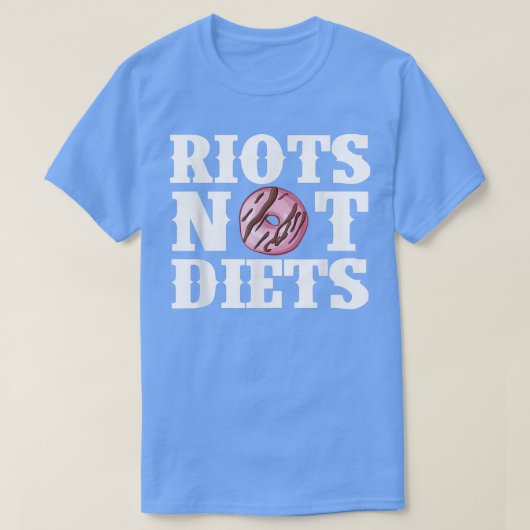 Riots Diet feminisme Protest Donut Funny Femin T-shirt (Design voorkant)
