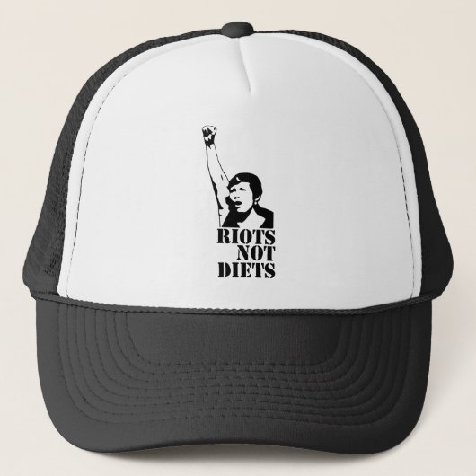 RIOTS DIETS VROUW NIET TRUCKER PET (Voorkant)
