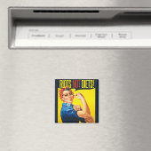 Riots niet Diëten -  feminisme Magneet (Insitu (Vaatwasser))